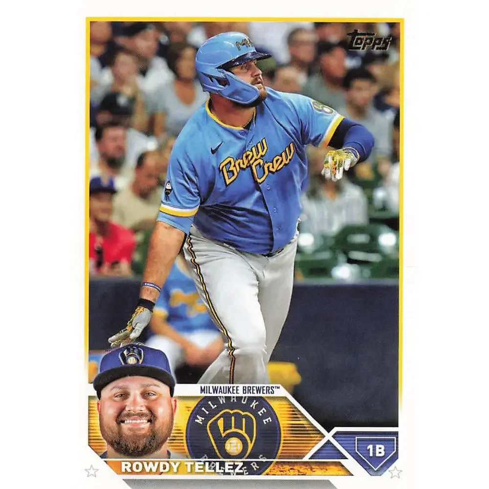 2023 Topps Rowdy Tellez #598 Milwaukee Brewers